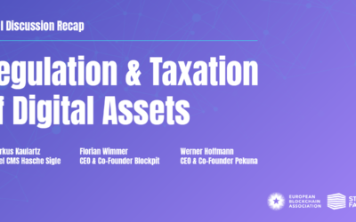 Panel discussion: Regulation & Taxation of Digital Assets — Recap