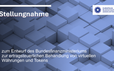 Stellungnahme zum Entwurf des BMF zur ertragsteuerlichen Behandlung von virtuellen Währungen