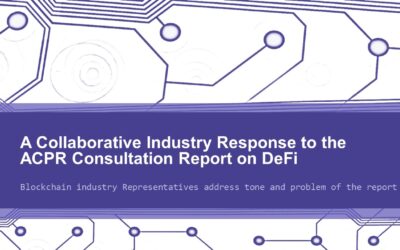 A Collaborative Industry Response to the ACPR Consultation Report on Decentralized Finance