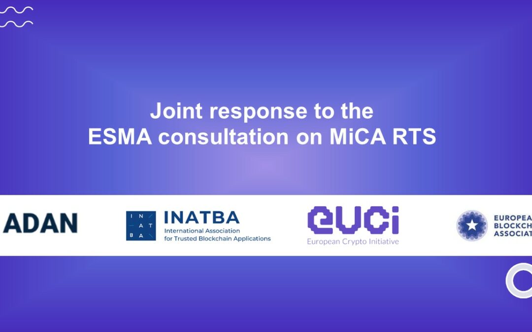 Joint response to the ESMA consultation on MiCA RTS