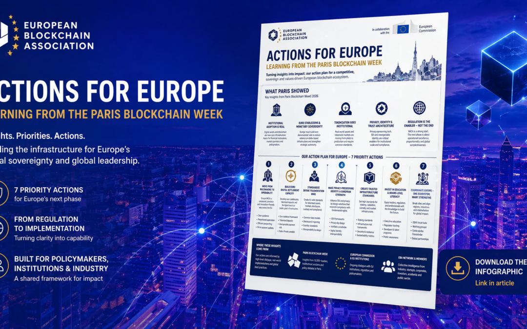 Actions for Europe: Learning from the Paris Blockchain Week